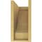 Ekena Millwork 7"W x 14"D x 14"H Classic Alpine Rough Cedar Woodgrain TimberThane Corbel, Primed Tan CORUR07X14X14ALPRCPR - alternate 4